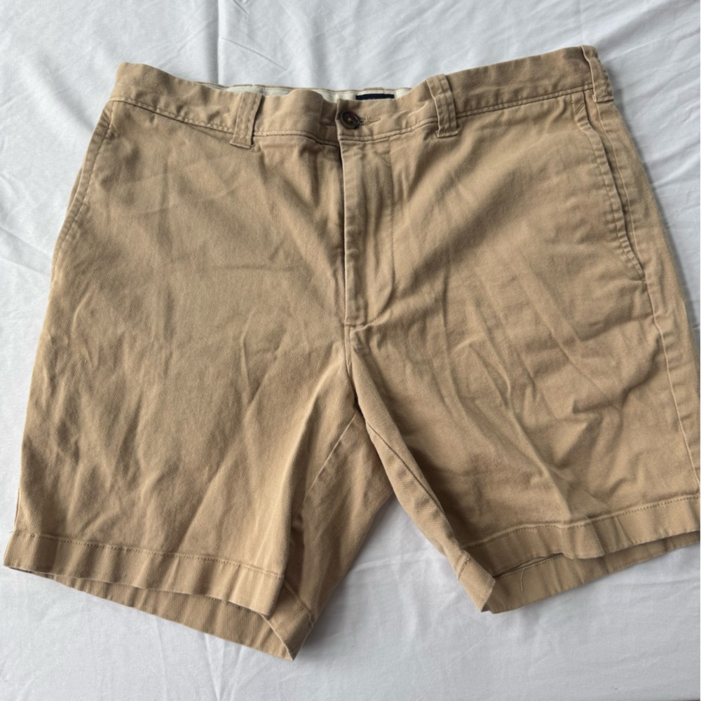 J. Crew Tan Flat Front Men Shorts